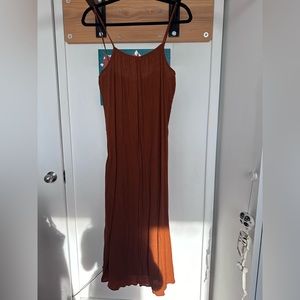 Rust colored dress - viscose